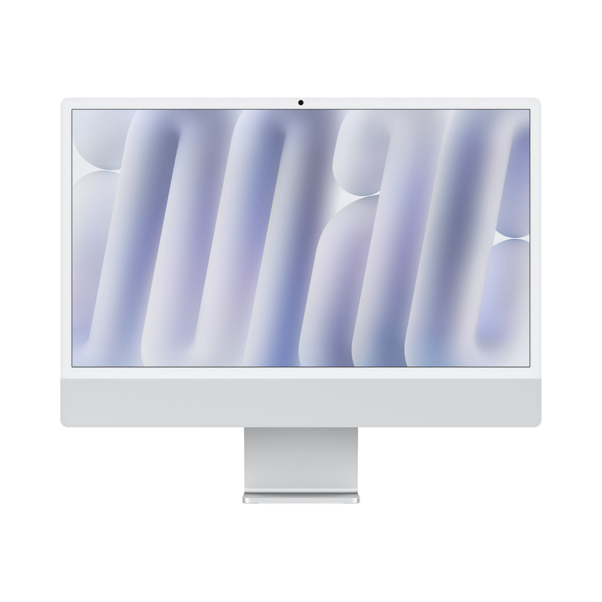 iMac M4 24 pouces Argent – vue de face