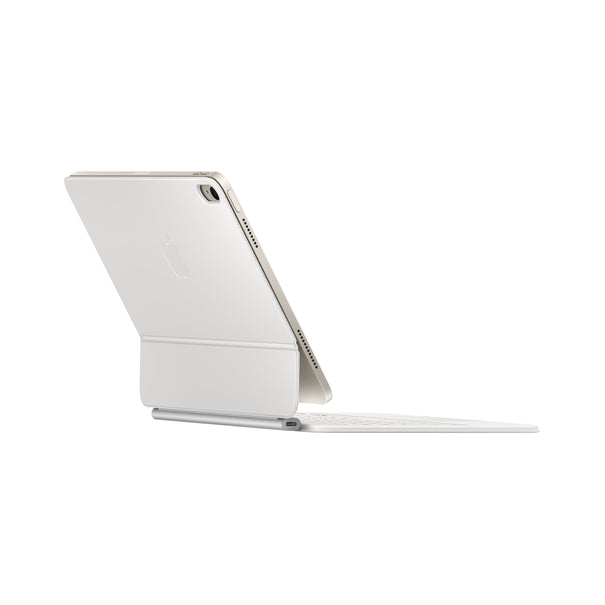 Apple Magic Keyboard pour iPad Air (M4) 11 pouces Blanc – dos, trois-quarts