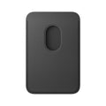 Apple Porte-cartes en tissage fin avec MagSafe Noir – vue de face