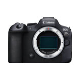 Canon EOS R6 Mark II Noir – vue de face, trois-quarts