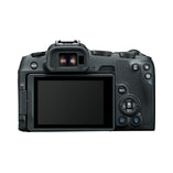 Canon EOS R8 avec objectif Noir – vue de dos
