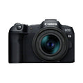 Canon EOS R8 avec objectif Noir – vue de face