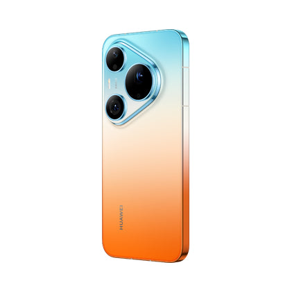 Huawei Pura 90s Pro Max Orange Ocean – dos, trois-quarts