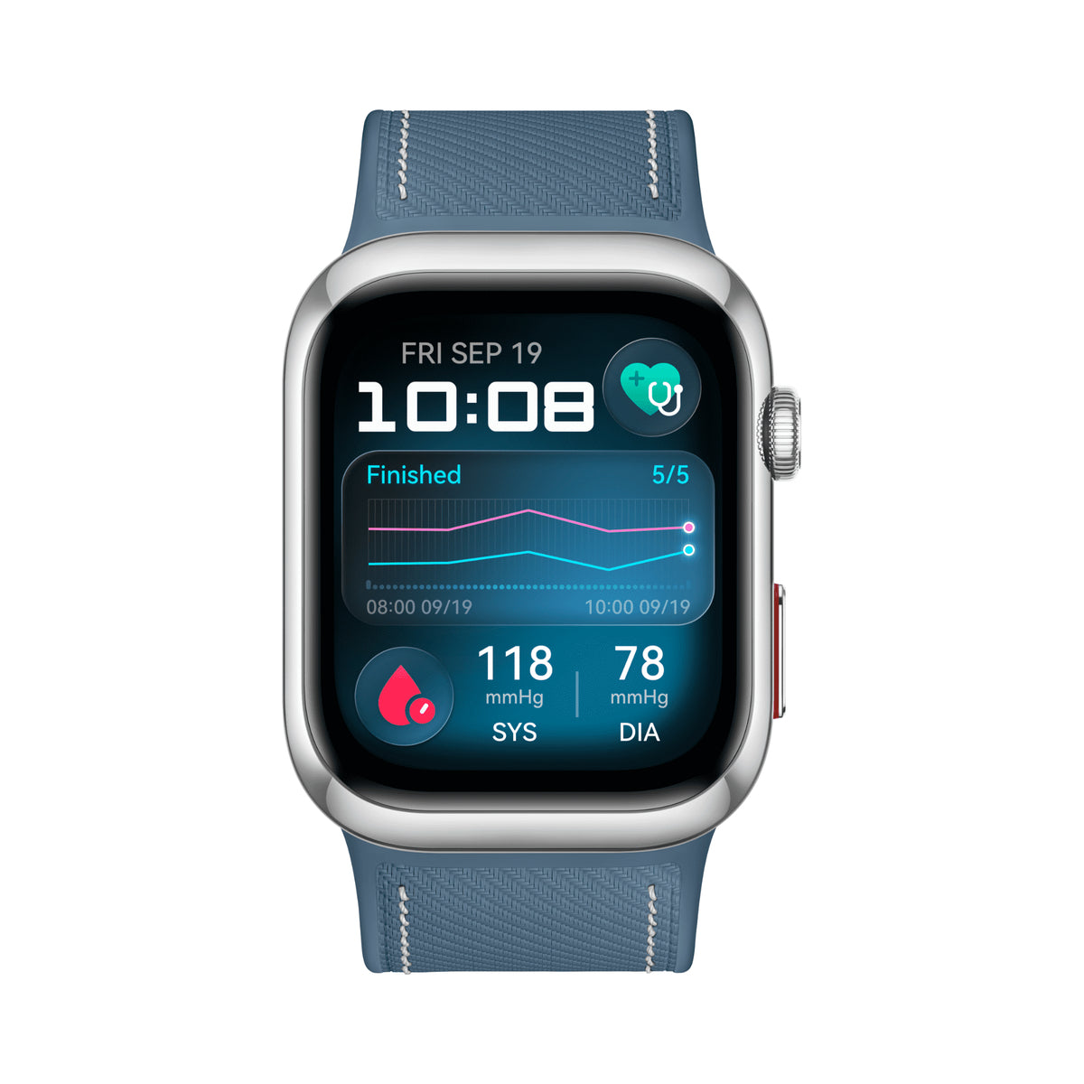 Huawei Watch D2 Bleu – vue de face
