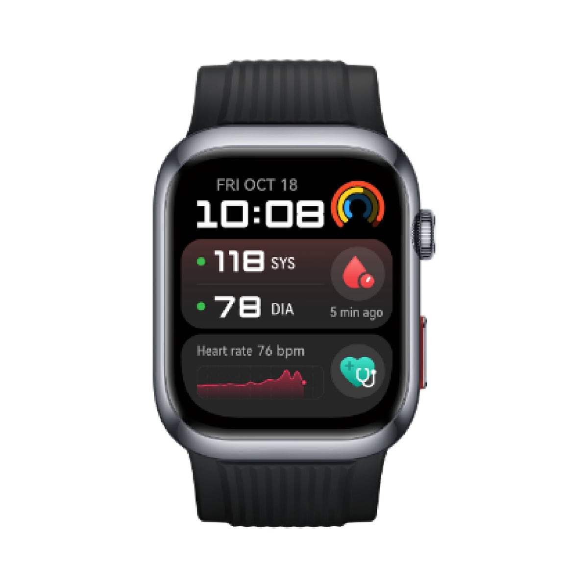 Huawei Watch D2 Noir – vue de face