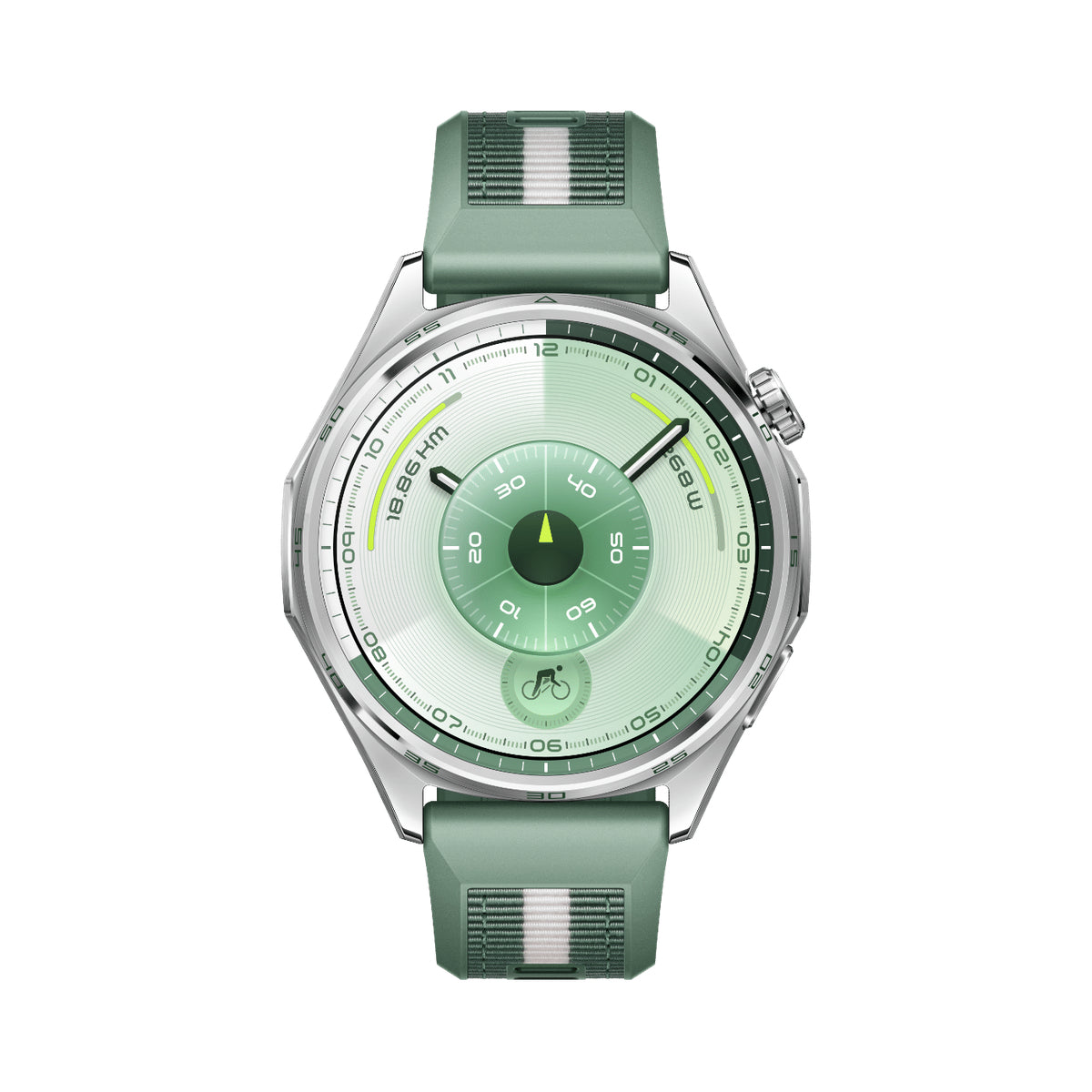 Huawei Watch GT 6 46 mm Vert – vue de face