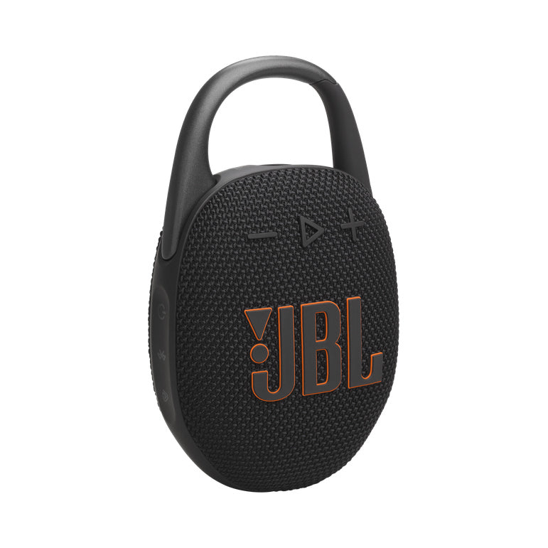 JBL Clip 5 Black – vue trois-quarts