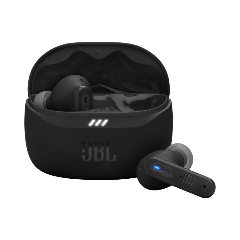 JBL Tune Beam 2 Black – vue trois-quarts