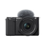 Sony ZV-E10 avec objectif Black – vue de face