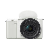 Sony ZV-E10 avec objectif White – vue de face
