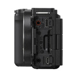 Sony ZV-E10 II avec objectif Black – profil gauche