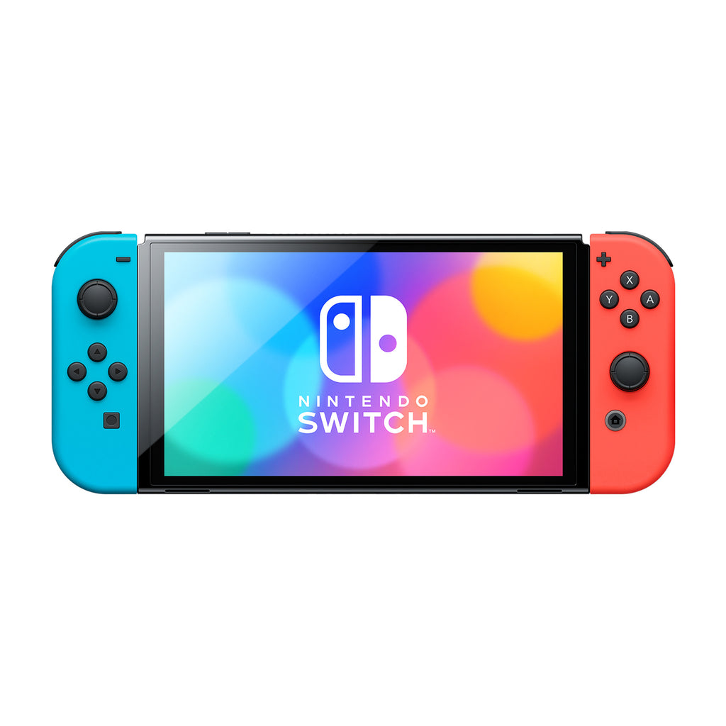 Nintendo Switch OLED Bleu / Rouge néon