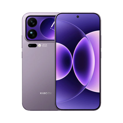 Xiaomi 17 Pro Max Violet – face et dos, vue combinée officielle