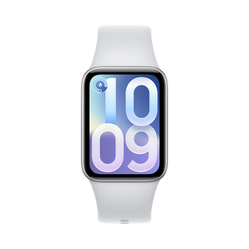 Xiaomi Smart Band 10 Pro Glacier Silver – vue de face