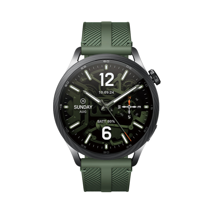 Xiaomi Watch S5 46 mm Jungle Green – vue trois-quarts